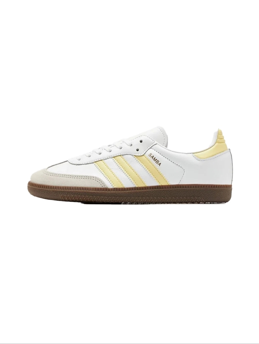 Adidas Samba OG J Sneakers – White/Cream – Size 5.5 (EU 38) – NEW – Classic Gum